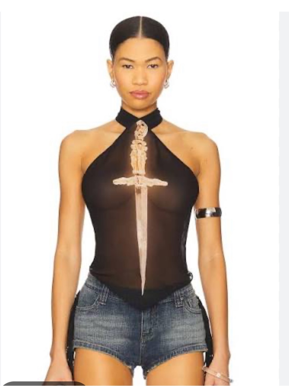 1xblue dagger diamond top